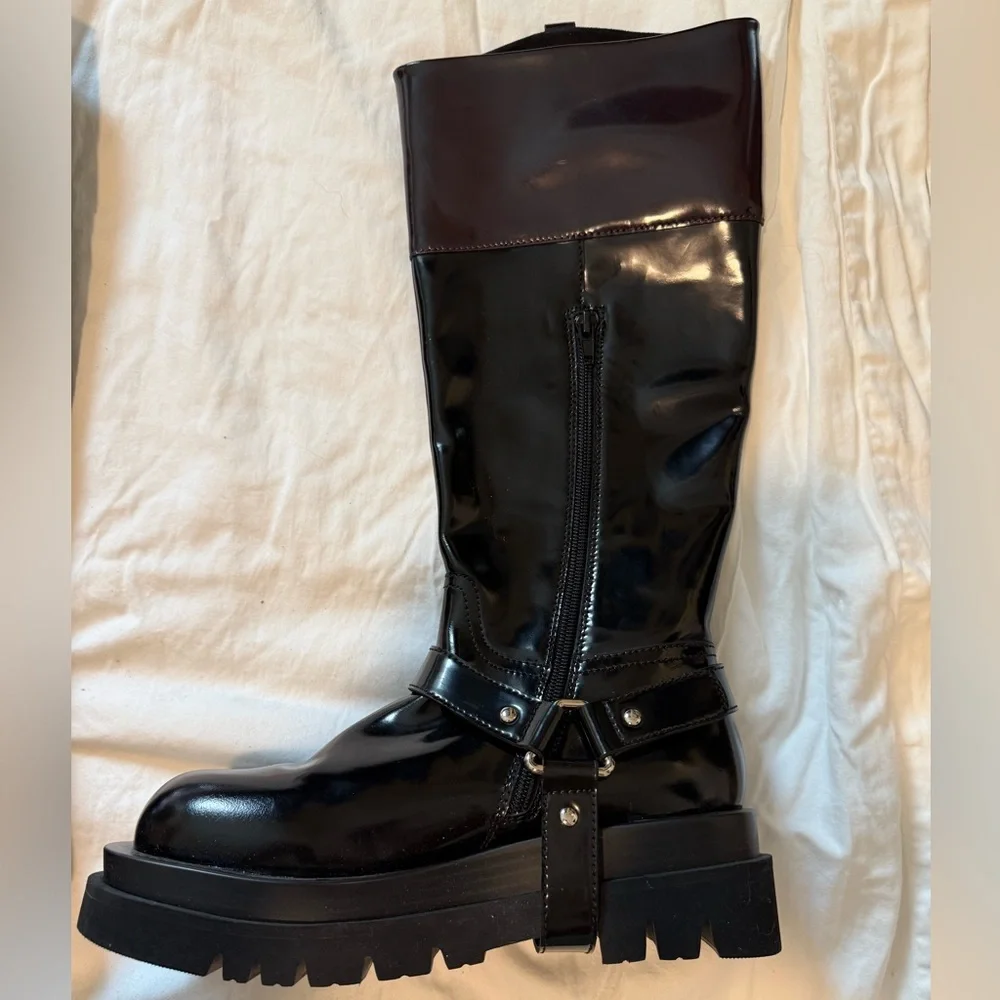 Jeffrey Campbell Friesian Riding Boots - Picture 2 of 4